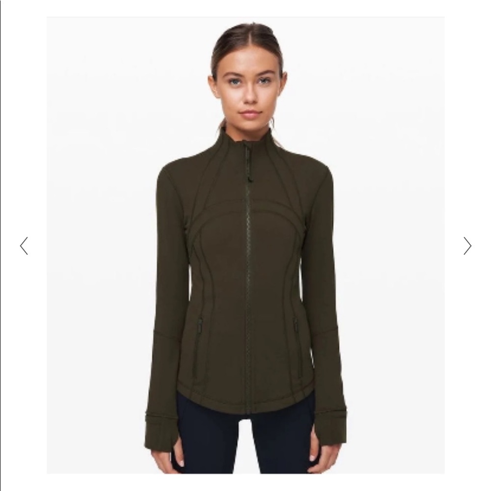 Dark Green Lululemon Define Jacket (00)